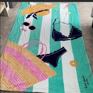 NWT Kate Spade ♠️ Stylish Beach Towel